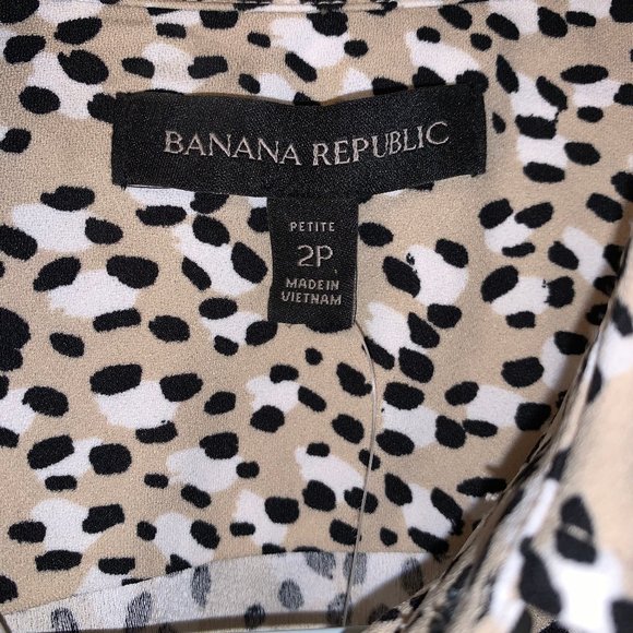 NWT BANANA REPUBLIC Leopard Print Romper Shorts - Picture 5 of 6